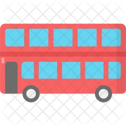 Double Decker Bus  Icon