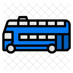 Double Decker Bus  Icon