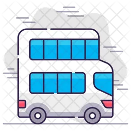 Double Decker Bus  Icon