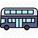 Double Decker Bus Transport Bus Icon