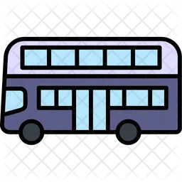 Double Decker Bus  Icon