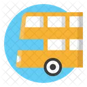 Double Decker Bus Transportation Icon