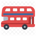 Ired Double Decker Bus Double Decker Bus Bus Icon