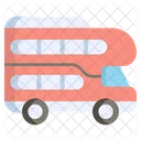 Double Decker Bus Transport Icon