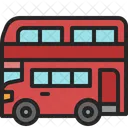Double Decker Bus Bus Uk Icon