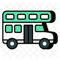 Double Decker Bus  Icon