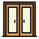 Double Door Door Home Icon