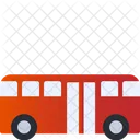 Double Door Bus Bus Vehicle Icon