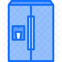 Double Door Fridge  Icon