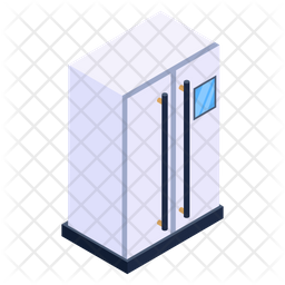 Double Door Refrigerator Icon