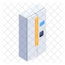Double Door Refrigerator Energy Efficient Spacious Icon