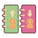 Double Entry Bookkeeping  Icon
