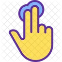 Double finger touch  Icon