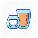 Double Glass Cups Icon