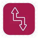 Double Head Arrow Turn Right Arrow Refresh Arrows Icon