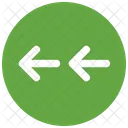 Double Left Arrow Icon
