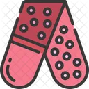 Double Oven Mitts Gloves Cooking Icon