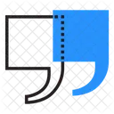 Double Quote Example Instance Icon