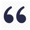 Double Quotes L Icon