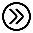 Double Right Chevron  Icon