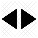 Double Side Arrow Icon Icon