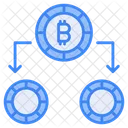 Double Spending Blockchain Icon