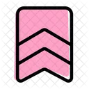 Double Stripe Badge  Icon