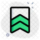 Double Stripe Badge Badge Award Icon