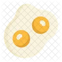 Double Sunny Side Egg  Icon