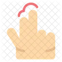 Double Touch Gesture  Icon
