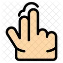 Double Touch Gesture  Icon