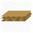 Doublewall corrugated cardboard  Icon