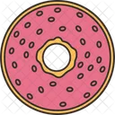 Doughnut Bakery Glazed Icon