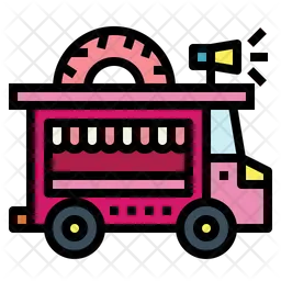 Doughnut Truck  Icon