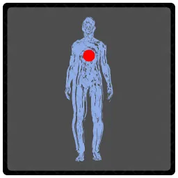 Douleur thoracique  Icône