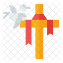 Dove Sash Cross Icon