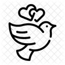 Dove Wings Peace Icon