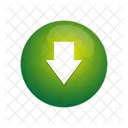 Download Green Down Icon