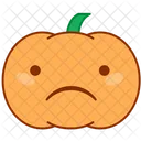 Down Unhappy Pumpkin Icon