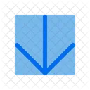 Down Direction Sign Icon