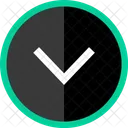 Down Point Download Icon
