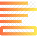 Down Align  Icon