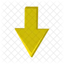 Arrow Pointer Down Icon