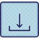 Arrow Down Download Save Icon