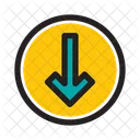 Down Music Player Icon