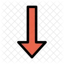 Arrow Down Direction Icon