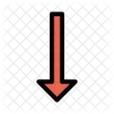 Arrow Down Direction Icon