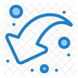 Down Arrow  Icon