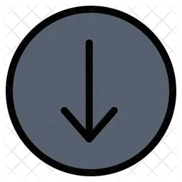 Down Arrow  Icon