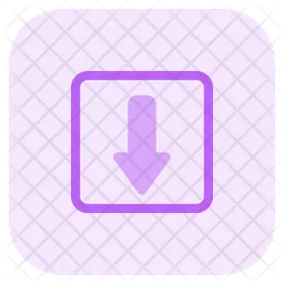 Down Arrow  Icon